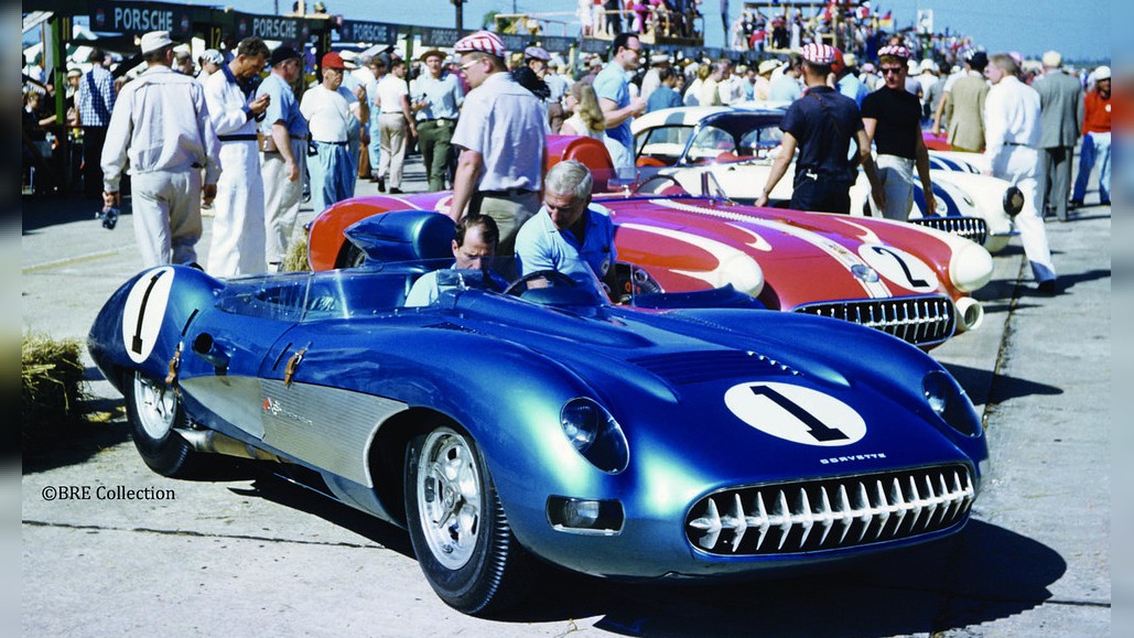 Click to Enlarge-Esc to Close Corvette Generations/C1/C1 1957 Sebring GM Prototype JOHN FITCH & PIERRO TARUFFI.jpg